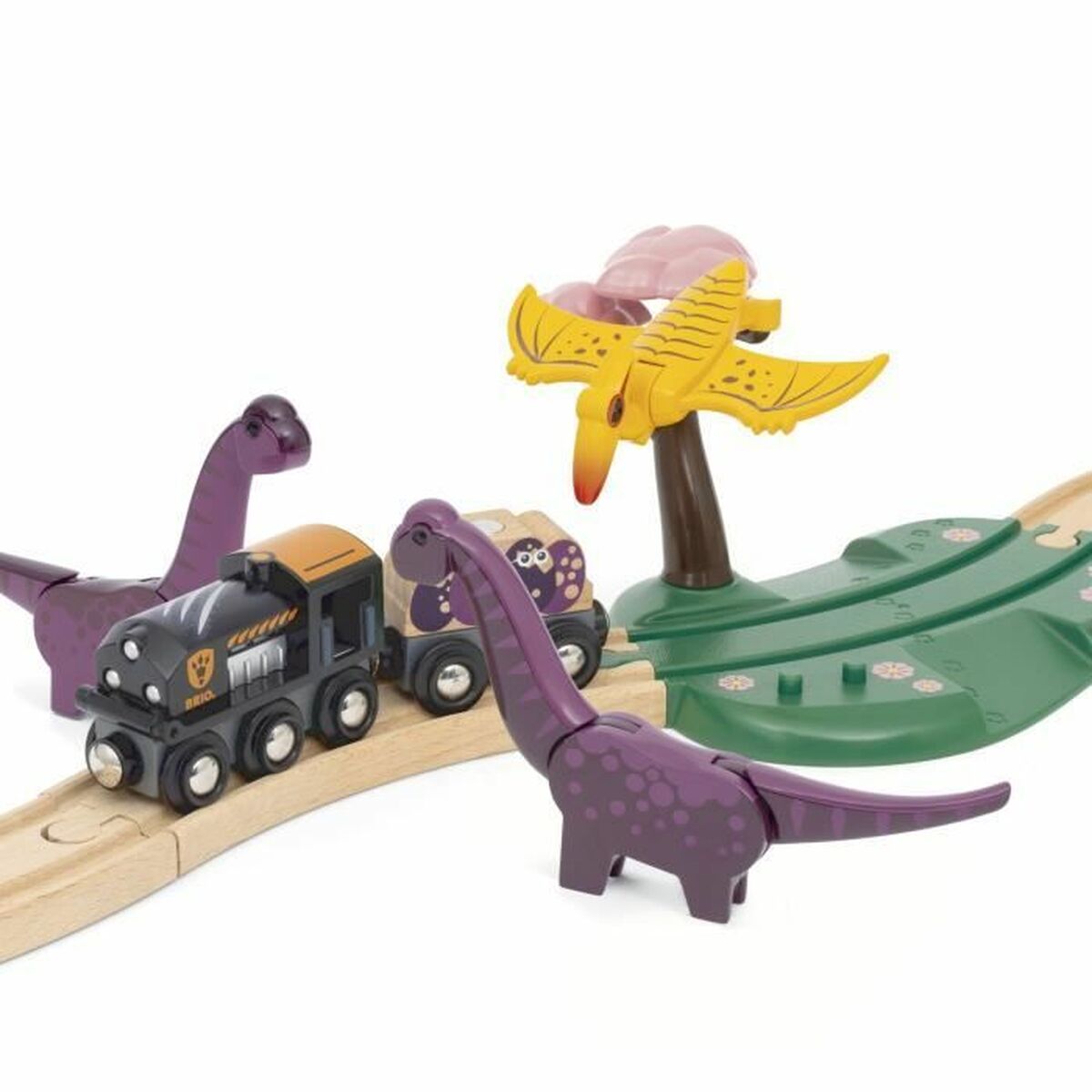 Cale ferată Brio Aventure Dinosaure